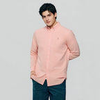 Giordano Men’s Cotton Slim Oxford Shirt with Embroidery - first_variant_option_2 Premium Shirts for Giordano
