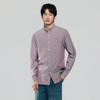 Giordano Men’s Cotton Slim Oxford Shirt with Embroidery - first_variant_option_2 Premium Shirts for Giordano