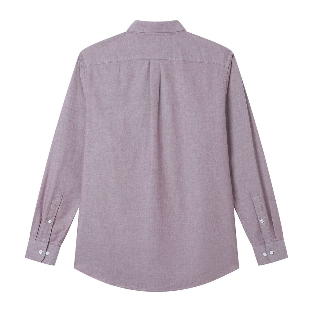 Giordano Men’s Cotton Slim Oxford Shirt with Embroidery - first_variant_option_2 Premium Shirts for Giordano