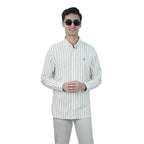 Giordano Men’s Cotton Slim Oxford Shirt with Embroidery - Premium Shirts