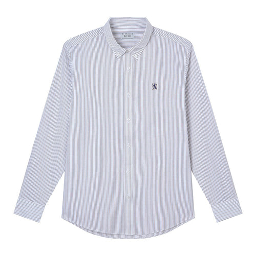 Giordano Men’S Cotton Slim Oxford Shirt With Embroidery - first_variant_option_2 Premium Shirt for Giordano