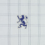 Giordano Men’s Cotton Slim Oxford Shirt with Embroidery - Premium Shirts