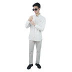 Giordano Men’s Cotton Slim Oxford Shirt with Embroidery - Premium Shirts