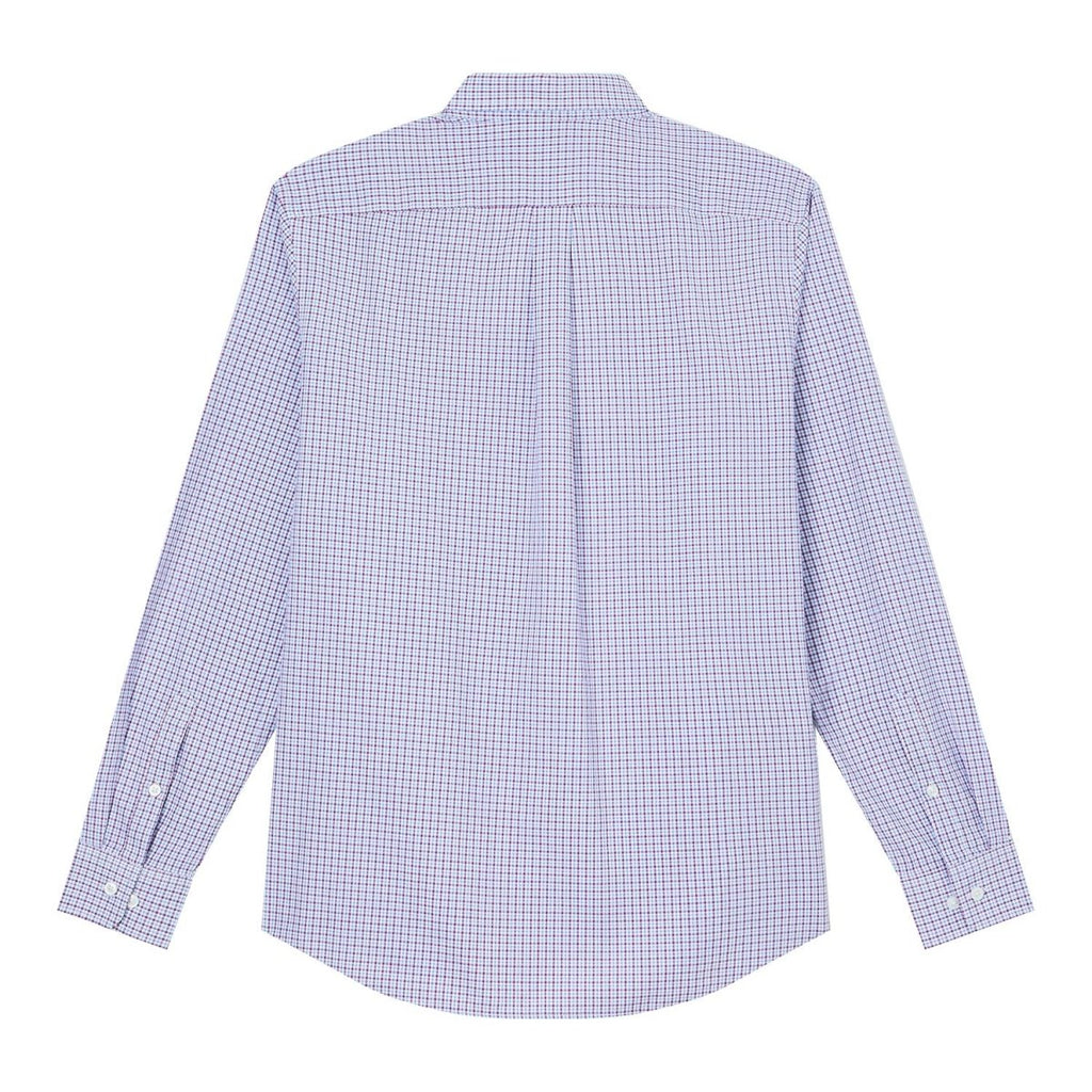 Giordano Men’s Cotton Slim Oxford Shirt with Embroidery - Premium Shirts