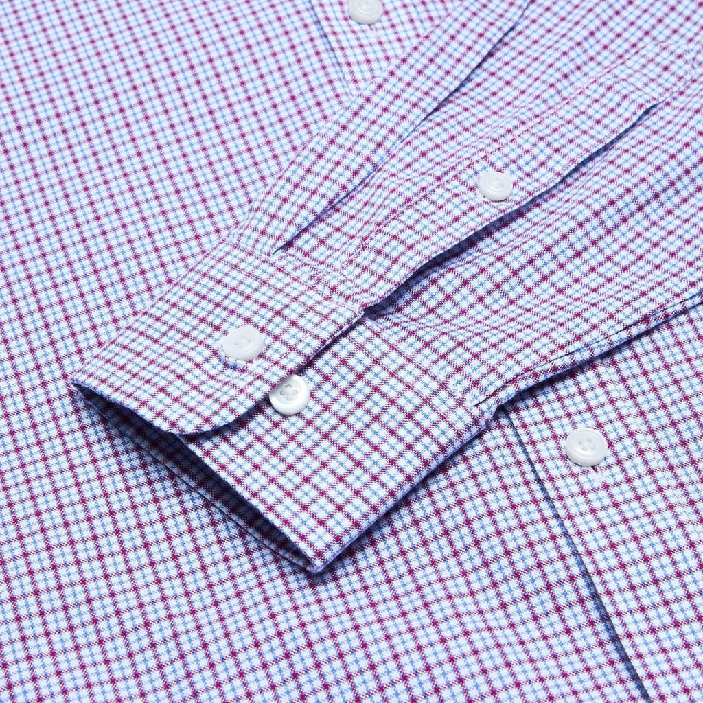 Giordano Men’s Cotton Slim Oxford Shirt with Embroidery - Premium Shirts