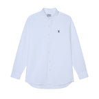Giordano Men's Cotton Slim Oxford Shirt With Embroidery - Premium Shirts