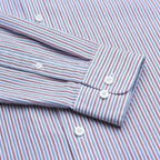 Giordano Men’s Cotton Slim Oxford Shirt with Embroidery - Premium Shirts