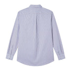 Giordano Men’s Cotton Slim Oxford Shirt with Embroidery - Premium Shirts