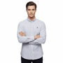 Giordano Men’S Cotton Slim Oxford Shirt With Embroidery - first_variant_option_2 Premium Shirt for Giordano
