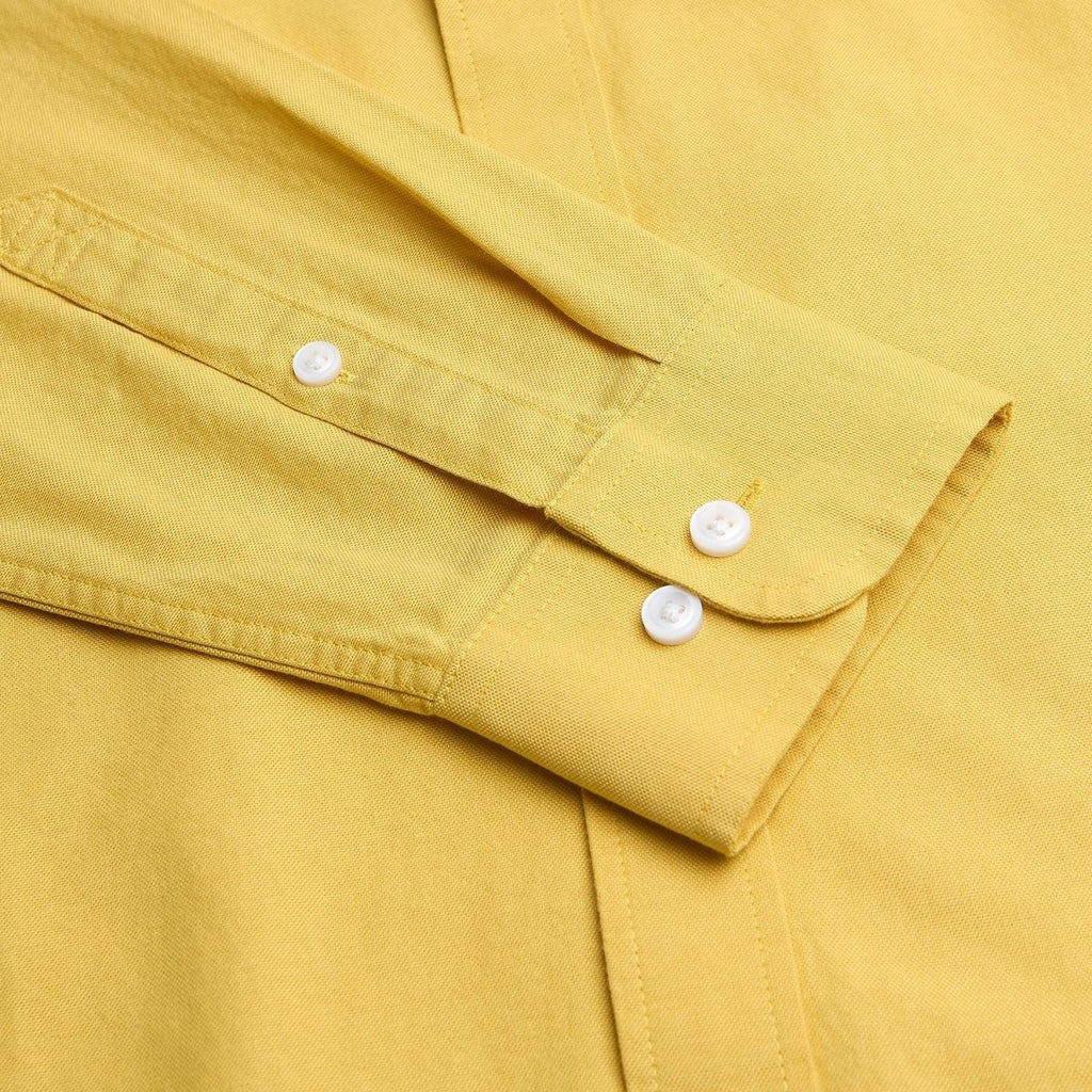 Giordano Men’s Cotton Slim Oxford Shirt with Embroidery - first_variant_option_2 Premium Shirts for Giordano