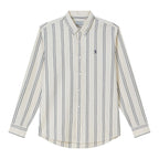 Giordano Men’s Cotton Slim Oxford Shirt with Embroidery - first_variant_option_2 Premium Shirts for Giordano