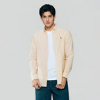 Giordano Men’s Cotton Slim Oxford Shirt with Embroidery - first_variant_option_2 Premium Shirts for Giordano