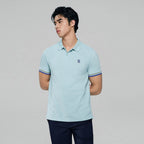 Giordano Men’s Cotton Slim Performance Polo with Small Lion Embroidery - Premium Polo