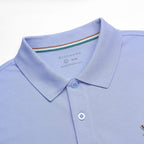 Giordano Men’s Cotton Slim Performance Polo with Small Lion Embroidery - Premium Polo