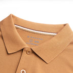 Giordano Men’s Cotton Slim Performance Polo with Small Lion Embroidery - Premium Polo