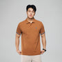 Giordano Men’s Cotton Slim Performance Polo with Small Lion Embroidery - Premium Polo