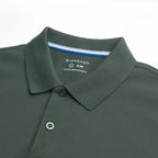 Giordano Men’s Cotton Slim Performance Polo with Small Lion Embroidery - Premium Polo
