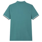 Giordano Men’s Cotton Slim Performance Polo with Small Lion Embroidery - Premium Polo