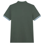 Giordano Men’s Cotton Slim Performance Polo with Small Lion Embroidery - Premium Polo