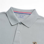 Giordano Men's Cotton Slim Performance Polo With Small Lion Embroidery - first_variant_option_2 Premium Polo for Giordano