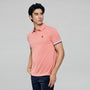 Giordano Men’s Cotton Slim Performance Polo with Small Lion Embroidery - Premium Polo