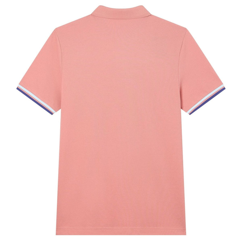 Giordano Men’s Cotton Slim Performance Polo with Small Lion Embroidery - Premium Polo