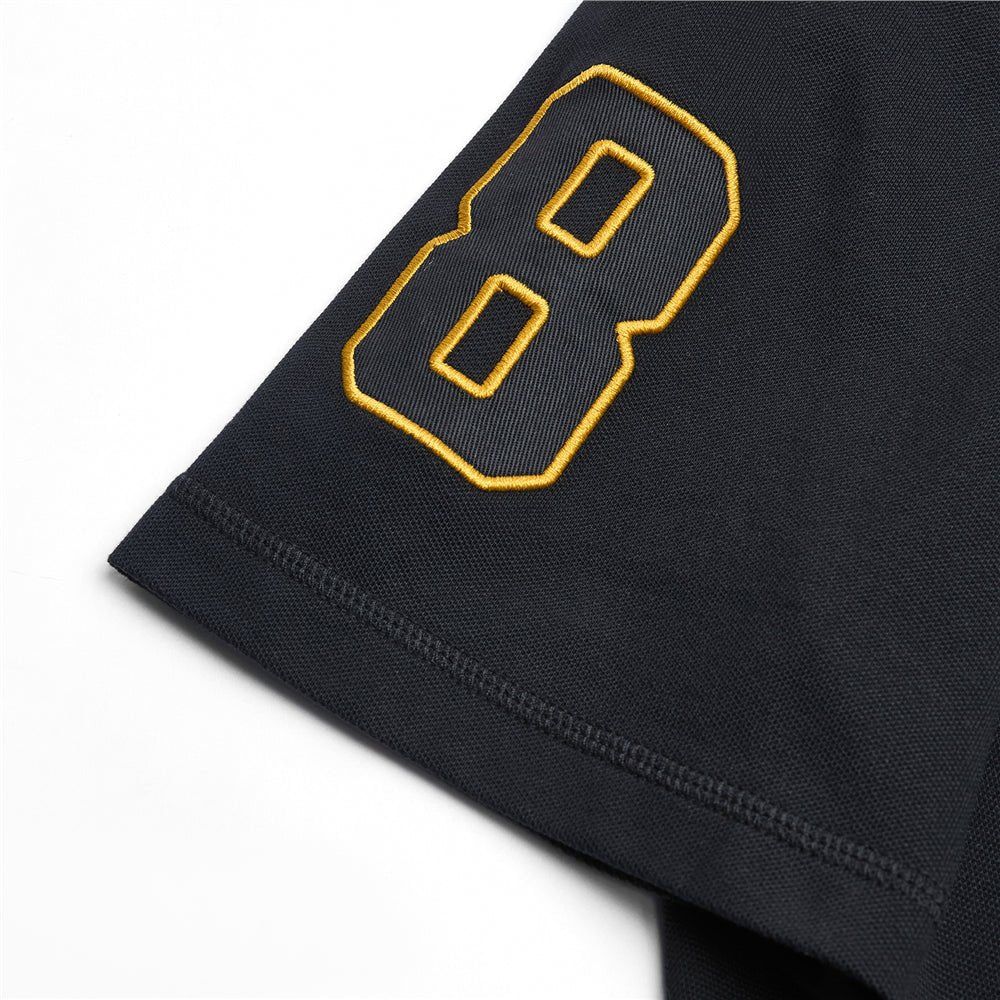 Giordano Men’s Cotton Slim Pique Polo with Napoleon Embroidery - first_variant_option_2 Premium Polo for Giordano