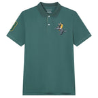 Giordano Men’s Cotton Slim Pique Polo with Napoleon Embroidery - first_variant_option_2 Premium Polo for Giordano