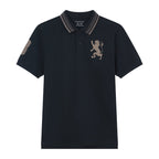 Giordano Men’s Cotton Slim Polo with 3D Lion Embroidery - first_variant_option_2 Premium Polo for Giordano