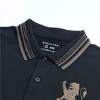 Giordano Men’s Cotton Slim Polo with 3D Lion Embroidery - first_variant_option_2 Premium Polo for Giordano