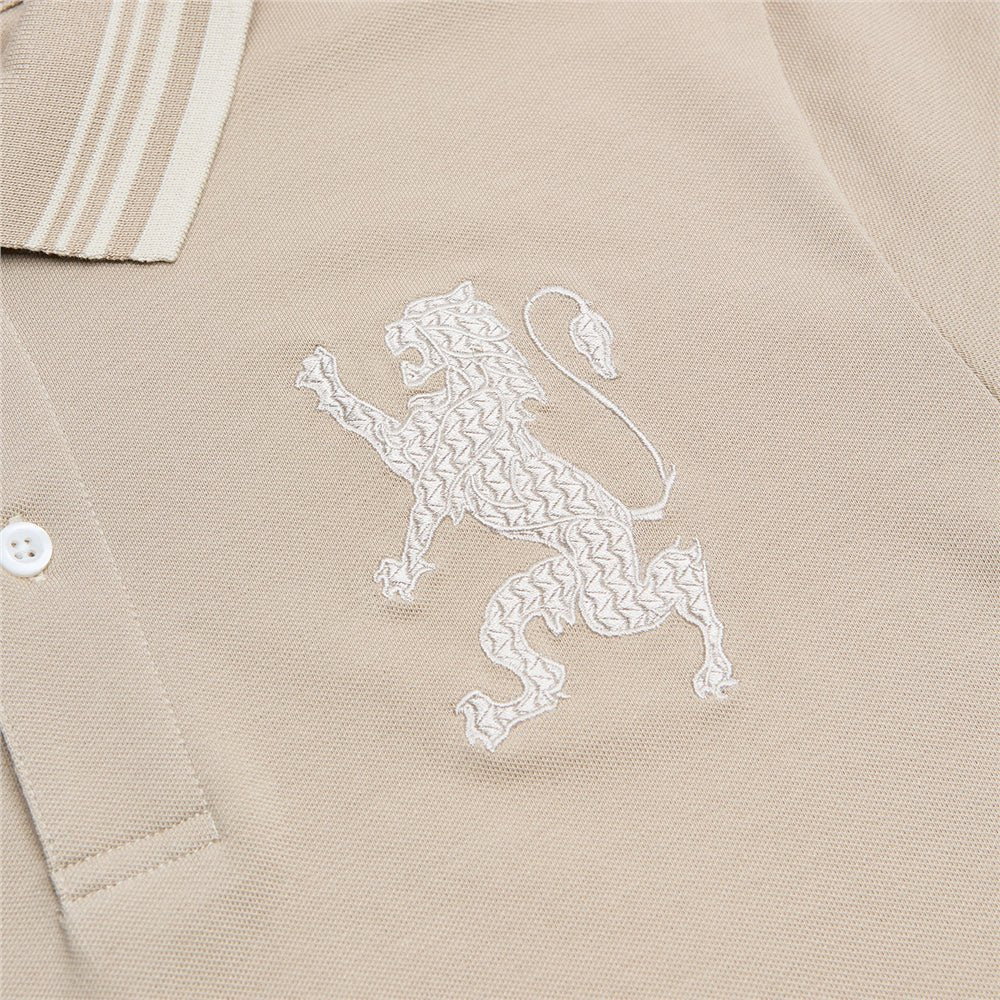 Giordano Men’s Cotton Slim Polo with 3D Lion Embroidery - first_variant_option_2 Premium Polo for Giordano