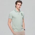 Giordano Men’s Cotton Slim Polo with 3D Lion Embroidery - first_variant_option_2 Premium Polo for Giordano