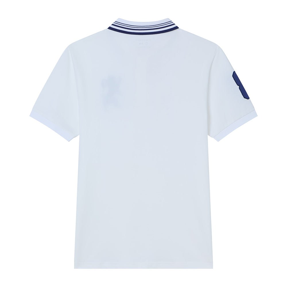 Giordano Men’s Cotton Slim Polo with 3D Lion Embroidery - Premium Polo