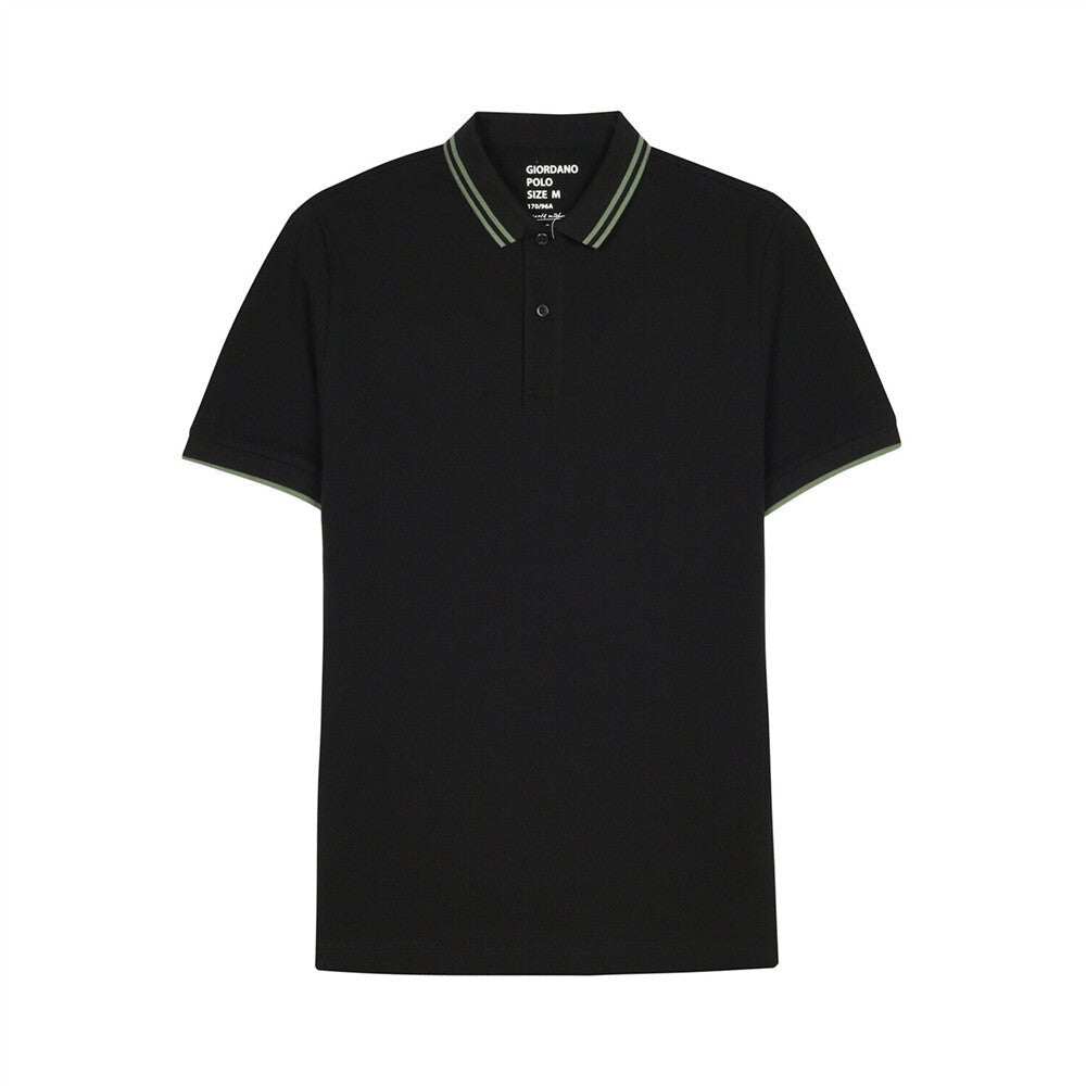 Giordano Men's Cotton Solid Polo - Premium Polo