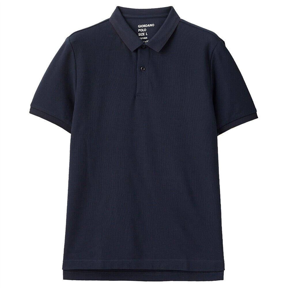 Giordano Men's Cotton Solid Polo - Premium Polo