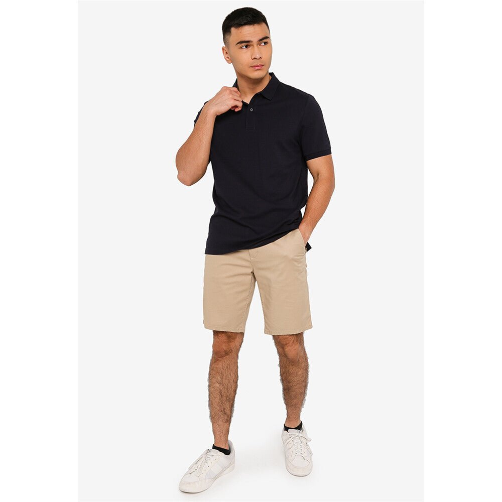 Giordano Men's Cotton Solid Polo - Premium Polo