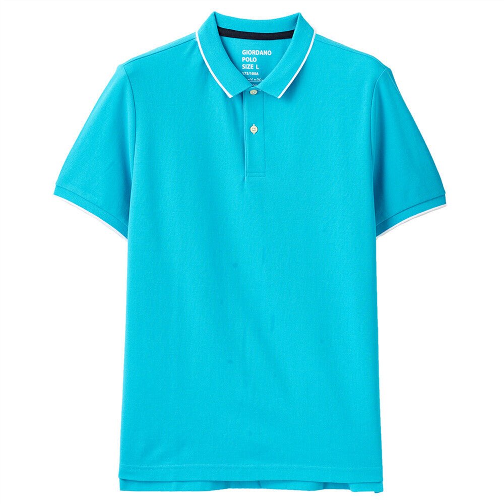 Giordano Men's Cotton Solid Polo - Premium Polo