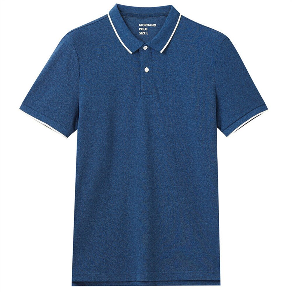 Giordano Men's Cotton Solid Polo - Premium Polo