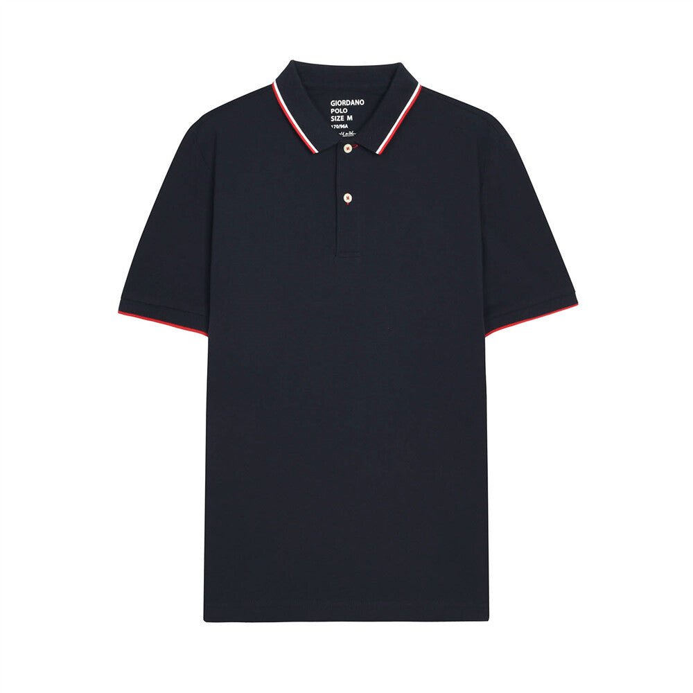 Giordano Men's Cotton Solid Polo - Premium Polo