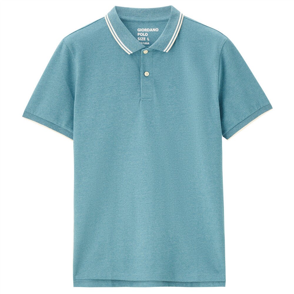 Giordano Men's Cotton Solid Polo - Premium Polo