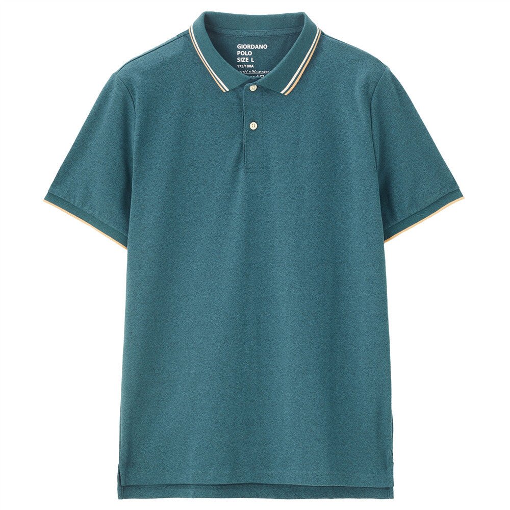 Giordano Men's Cotton Solid Polo - Premium Polo