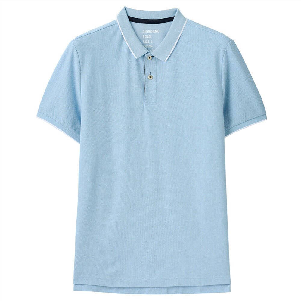Giordano Men's Cotton Solid Polo - Premium Polo
