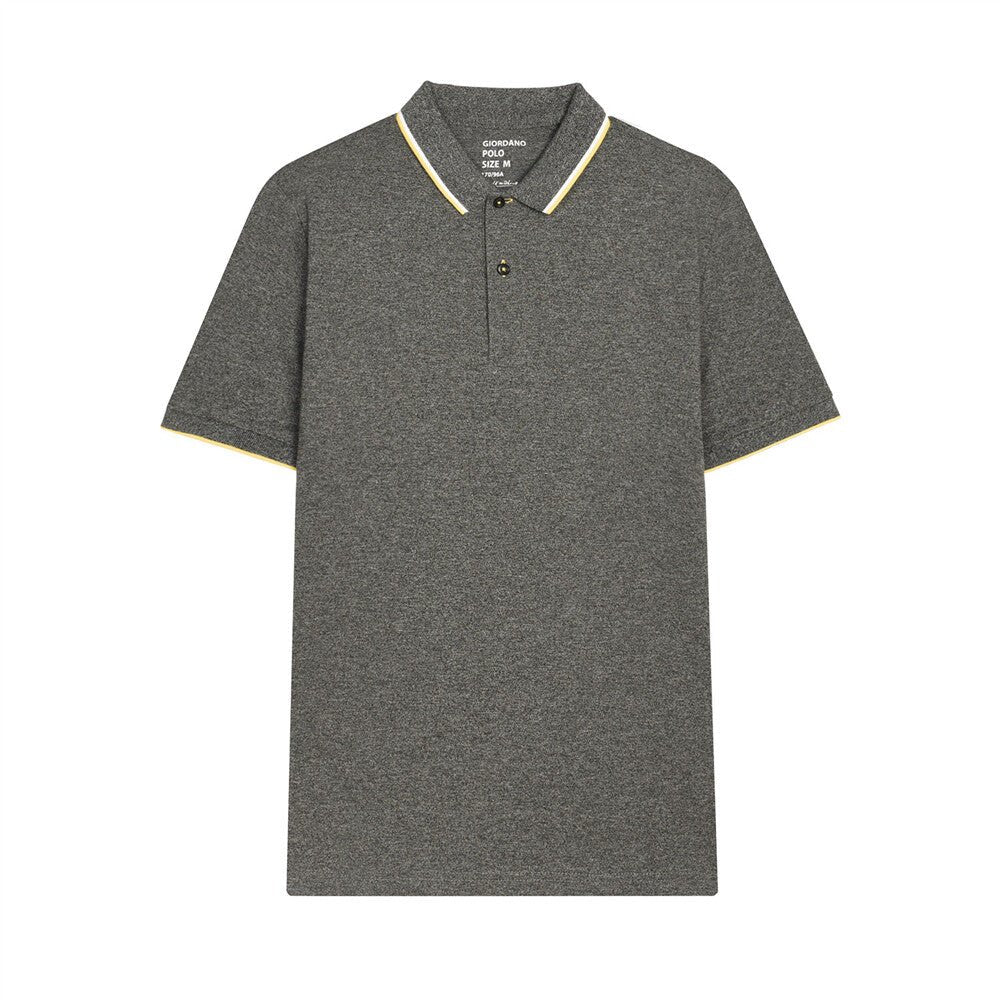 Giordano Men's Cotton Solid Polo - Premium Polo