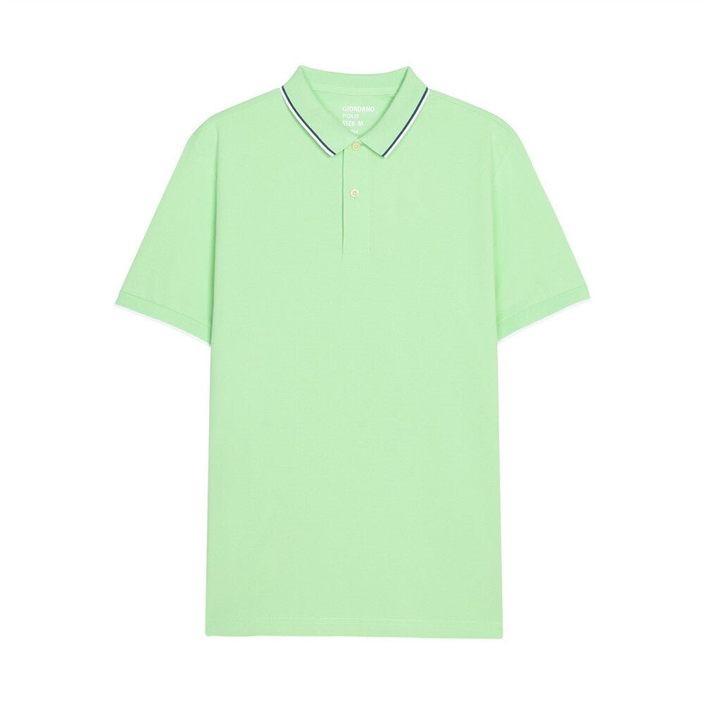 Giordano Men's Cotton Solid Polo - Premium Polo