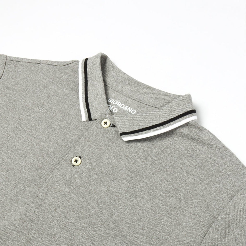 Giordano Men's Cotton Solid Polo - Premium Polo