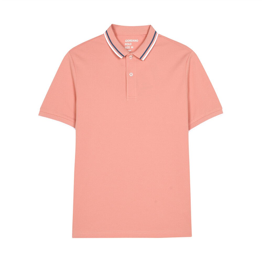 Giordano Men's Cotton Solid Polo - Premium Polo