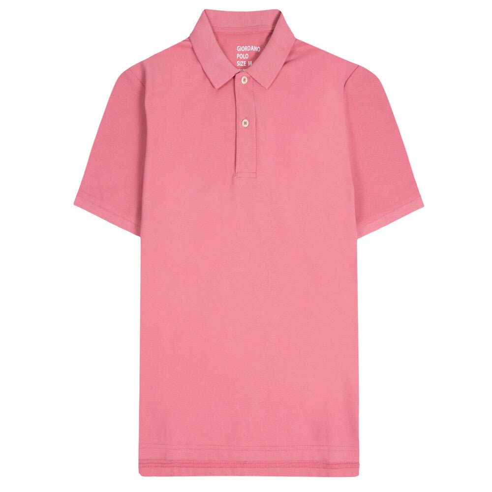 Giordano Men's Cotton Solid Polo - Premium Polo