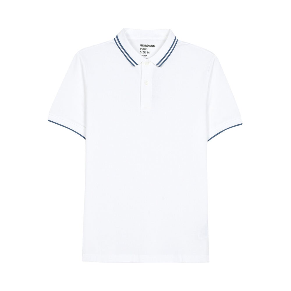 Giordano Men's Cotton Solid Polo - Premium Polo