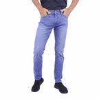 Giordano Men's Cotton Spandex Denim Low Rise Skinny Tapered Fit Jeans - Premium Jeans