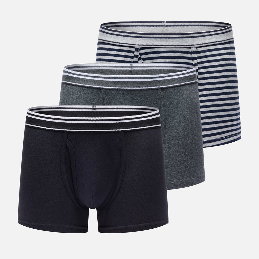 Giordano Men’s Cotton Stretch Jersey Trunks 3 - Pack Essentials - first_variant_option_2 Premium Briefs for Giordano